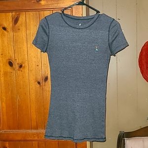 Roxy] Sz S short sleeve ribbed shirt.